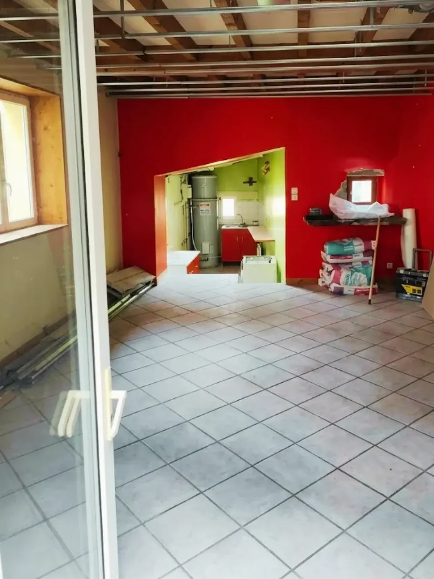 Salon d'appartement rénové — Avant travaux à Romagnat